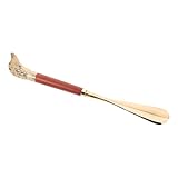 FOMIYES Long Handle Metal Shoe Horn with Animal Head,...