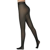 Delcast 2 Pairs Fleece Lined Tights Women，Fake...