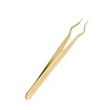 Generic Eyelash Tweezers Ergonomic Stainless Steel...
