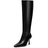 Vipost 3.3-inch Kitten Heel Boots for Women, Knee High...