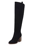 Womens Over The Knee Thigh High Boots Faux Suede...