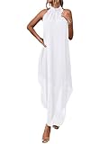 Verdusa Women's Formal Wedding Guest Dress Halter Flowy...