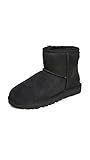 UGG Women's Classic Mini II Boots, Black, 5 Medium US