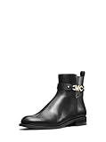 Michael Kors Women's Farrah Flat Bootie, Black/Vachetta...