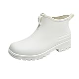 XDFVC Womens Ankle Rain Boots Waterproof Rubber Short...