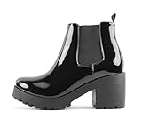 Soda Top Shoes Jaber Ankle Boot W Lug Sole Elastic Gore...