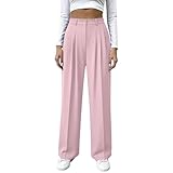 Beessbest Dress Pants Women Wide Leg Stretchy Pants...