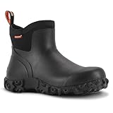 Showave Men's Ankle Rain Boots Waterproof Rubber Garden...