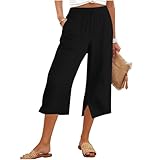 bawilom Capri Pants for Women High Waisted Capris...