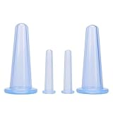 Zhuluck 4Pcs Massage Cupping Set Silicone Mini Facial...