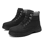 ORNVEION Men's Spring Autumn High Top Work Chukka Boots...