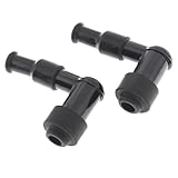 For 2×Spark Plug Boot Cap Cover Resistor LB05F 90...