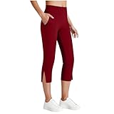 Xiaojmake Women Capri Yoga Pants Bootcut Legging Pants...