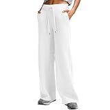 Dovidovi Women's Pants Summer Elastic High Waisted...