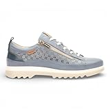 Infinity Vigo Women’s Denim Blue Leather Lace Up Zip...