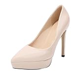 Women Spring Pointed Stiletto Shallow Work Dress Pumps...
