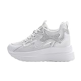 Women's Platform Mesh Sneakers Lightweight Breathable...