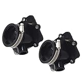 Genuine 2× Carb Intake Manifold Boot Snowmobile For...