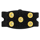 Beaupretty Silicone 5-Tooth Ice Cleats Shoe Spikes...