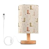 Fustylead Cute Cowboy Boots on Cream Background Bedside...