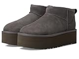 UGG Women's Classic Ultra Mini Platform Boot, Charcoal,...