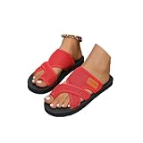 Thong Sandals Women Fashion White Women's Orthopedic...