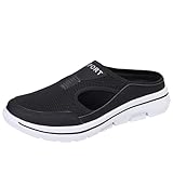 Womens Mens Slip On Mules Backless Breathable Mesh...