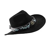 Western Denims Hat Belt Decorated Hat Sun Protecting...