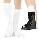 BraceAbility Walking Boot Sock Liners – (1 Pair)...
