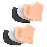 KOMBIUDA 3 Pairs Silicone Heel Cups for Plantar...