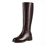 Abbleet 2025NEW Knee High Boots Winter Wide Calf Black...