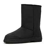 CLPP'LI Women's Emma Winter Snow Boots - Black-7