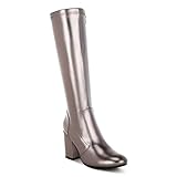 Halara Metallic Pleather Long Boots