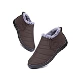 Winter Shoes Slip On Ankle Booties Womens Mens Snow...