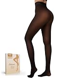 Bebila Fleece Lined Tights Women, Fake Translucent Warm...