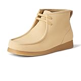 Amazon Essentials Men's Chukka Moc Toe Boots, Sand Faux...