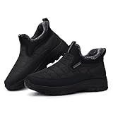 SHIBEVER Women's Snow Boots Winter: Fur Lined Slip-On...