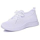 Mesh Sneakers Women Breathable Open Weave Slip On...