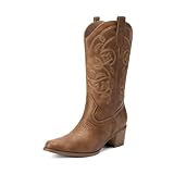 DREAM PAIRS Cowboy Boots for Women Cowgirl Western...