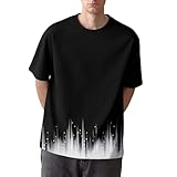 Men's Oversized T-Shirts Stylish Summer Crew Neck...