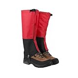 Leg Gaiters with TPU Foot Strap Adjustable,Portable...
