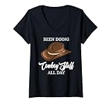Women's Been Doing Cowboy Stuff All Day Funny Cowboy...