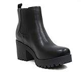 Soda Top Shoes Jaber Ankle Boot W Lug Sole Elastic Gore...