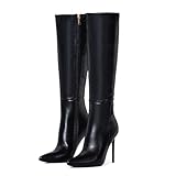 Elisabet Tang 4 inch Women's Knee High Long Boots,...