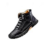 Men's Orthopedic Waterproof Leather Work Boots - Wide...