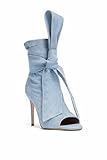 MissHeel Peep Toe Boots for Women, Ankle Boots with...