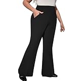 Xiaojmake Plus Size Flared Yoga Pants for Women High...
