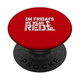 On Friday We Wear Red Military Supportive Gun Solder...