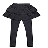 Watonic Girls Winter Leggings with Pleated Skirts...
