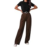 Dovidovi Women High Waist Palazzo Pants Spring Casual...